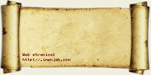 Irena Pujin vizit kartica